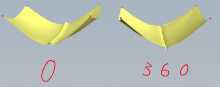 3D山下り谷折り