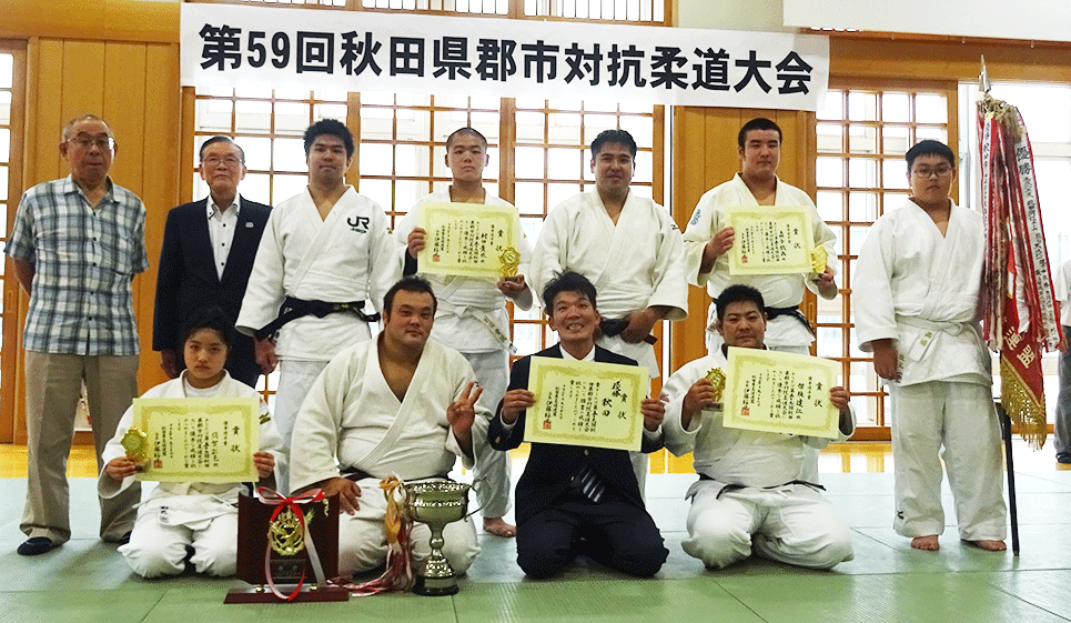 優勝秋田チーム