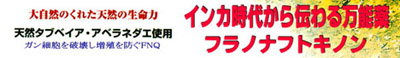ガン細胞を抑制する天然製剤FNQ