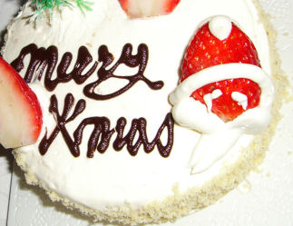 クリスマスケーキ by清月堂 PS:あんこは使ってません
