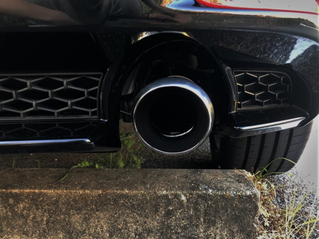 □取付レビュー□MAZDA3 BP系 マフラーカッター ユーロタイプ