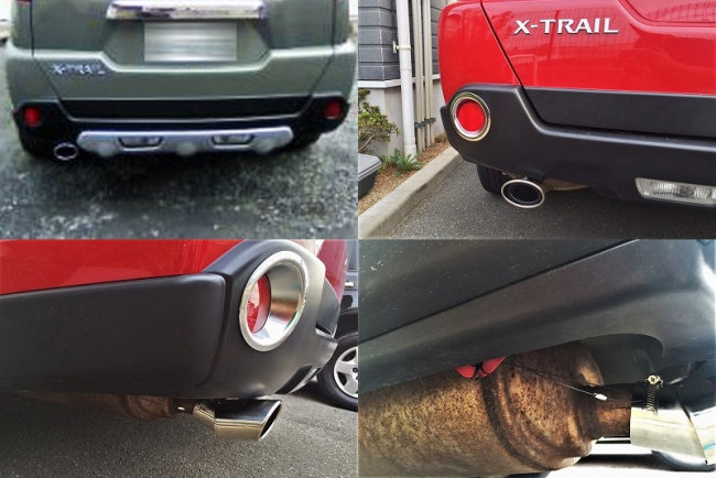 今月限定値下げ　エクストレイルDNT31 4本出しマフラー 今月限定値下げ エクストレイルDNT31 4本出しマフラー 今月限定値下げ