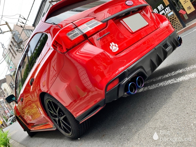 取付レビュー】WRX STI / S4 VAB/VAG マフラーカッター 90mm
