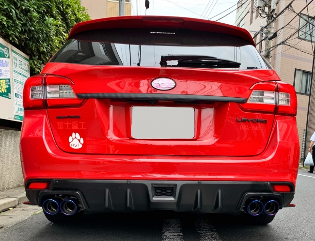 取付レビュー】WRX STI / S4 VAB/VAG マフラーカッター 90mm