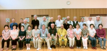 同好会:豊田竜神吹き矢クラブ 集合写真