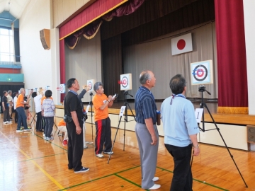 熊谷妻沼支部 第1回吹き矢交流大会