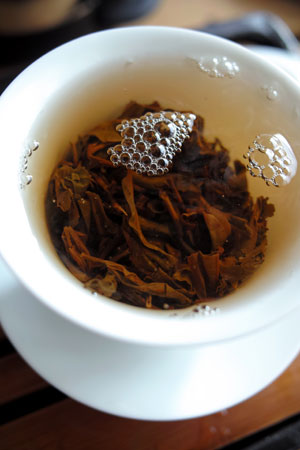 巴達古樹青餅2010年プーアル茶