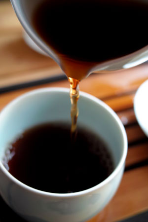 下関銷法沱茶90年代プーアル茶