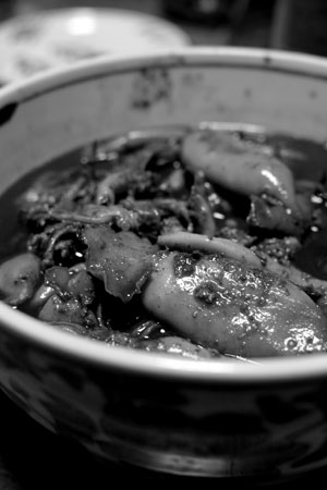 ひいかの墨煮