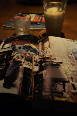 夜カフェの読書