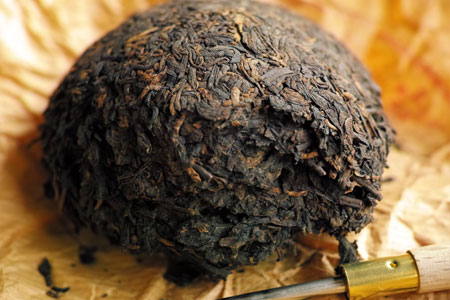 下関銷法沱茶90年代プーアル茶