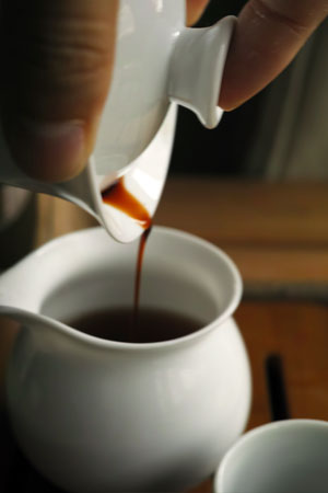 下関銷法沱茶90年代プーアル茶