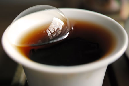 下関銷法沱茶90年代プーアル茶