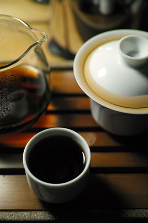 下関銷法沱茶90年代プーアル茶