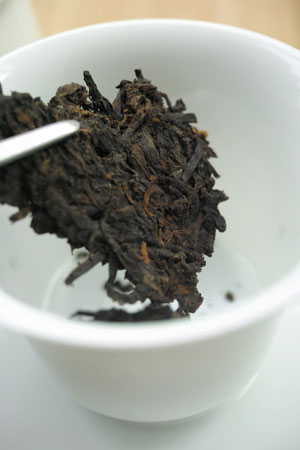 中茶牌7581雷射磚02年プーアル茶