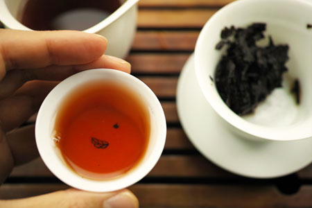 7581荷香茶磚97年プーアル茶