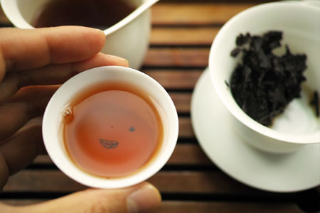 7581荷香茶磚97年プーアル茶