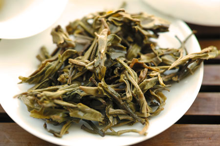 老班章磚茶2008年プーアル茶