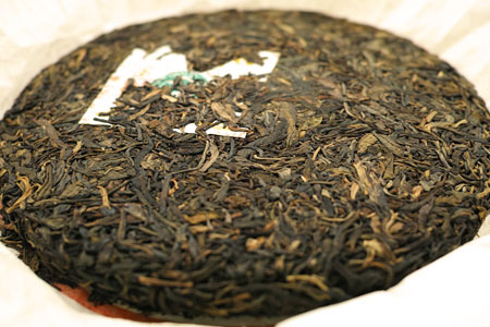 大益大白菜班章青餅02年プーアル茶