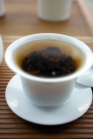 中茶牌65周年青磚03年プーアル茶