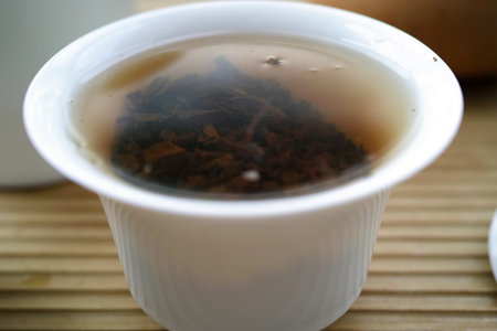 92紅帯青餅プーアル茶