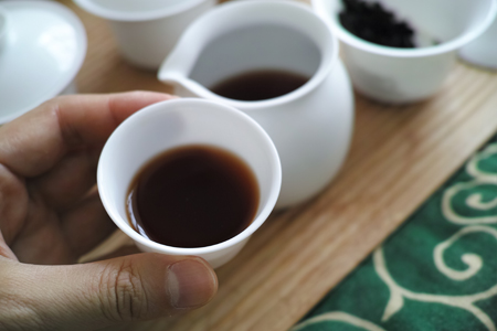中茶吉幸牌高級熟散茶00年プーアル茶