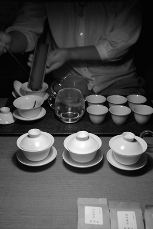 岩茶の試飲