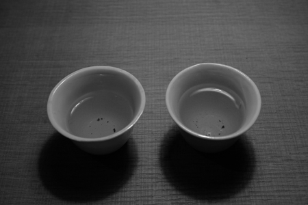 岩茶の試飲