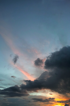 夕日