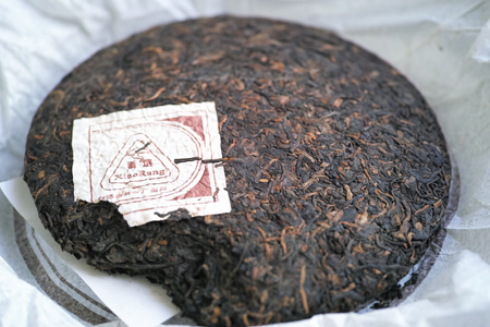 巴達山賀松熟茶07年プーアル茶