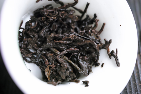 巴達山賀松熟茶07年プーアル茶