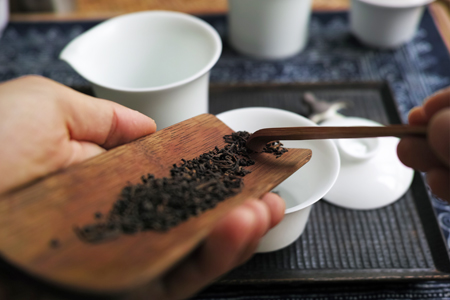 宮廷プーアル熟散茶03年