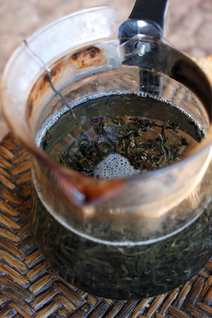 革登単樹秋天散茶2014年プーアル茶