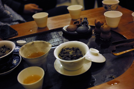 革登単樹秋天散茶2014年プーアル茶