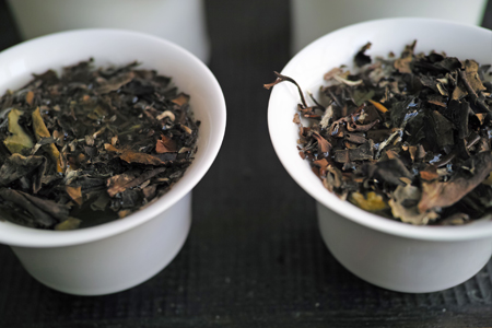寿眉老茶2003年と政和寿眉老茶90年代