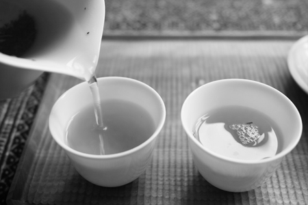 一扇磨単樹A春の散茶2015年プーアル茶
