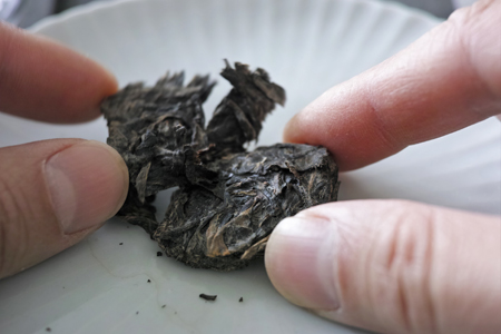 茶頭崩したところ