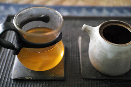 熟茶の泡茶5煎め