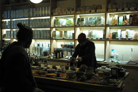 チェコのプラハの茶店