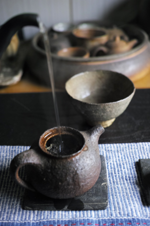 お茶淹れ