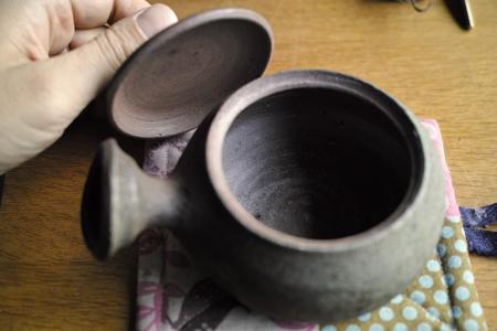 茶葉を温める器