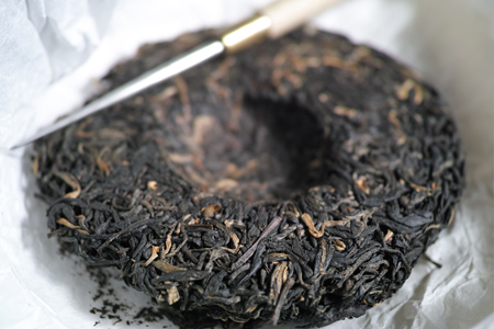 茶針で崩す