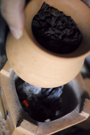 茶葉の乾燥