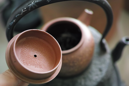 茶葉を加熱