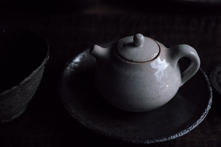夜の茶壺