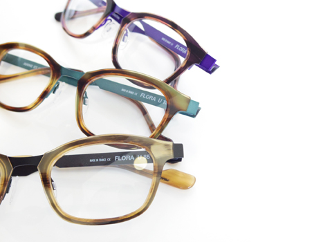 アンバレンタイン ANNE&VALENTIN フローラ FLORA2 メガネ フレーム サングラス スクエア 紫 パープル 46□20-145 アイウェア Anne et Valentin(アンバレンタイン) FLORA FOSSETTE メタルフレーム