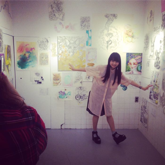 Mdn7月号の伊藤万理華さんの連載 Marika Meets Creators 画家 アーティストkyotaro登場 Kyotaro Information