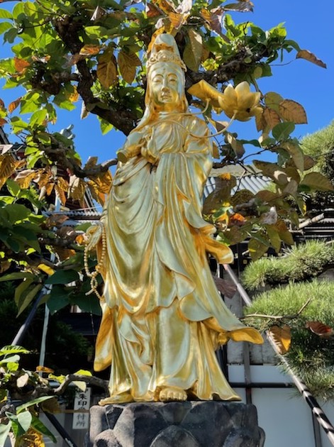 専用 極上 特大観音像 55cm 1821g 東け8-0104 ⭐︎げ 北村西望作「観