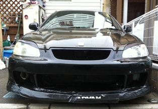 EK9 シビックタイプR 後期 C-WEST フロントバンパー