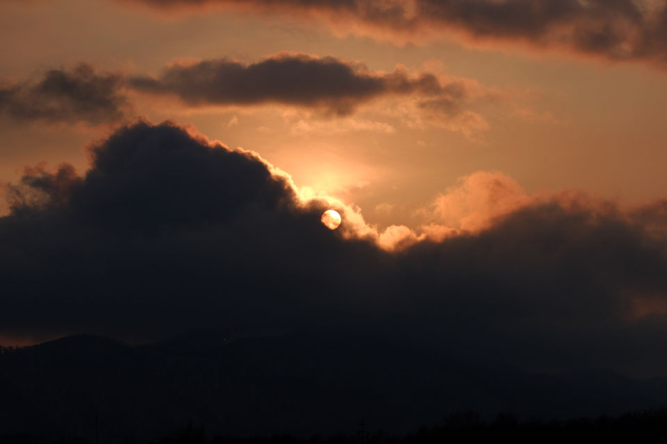 FUJIFILM X20サンプル 夕日2